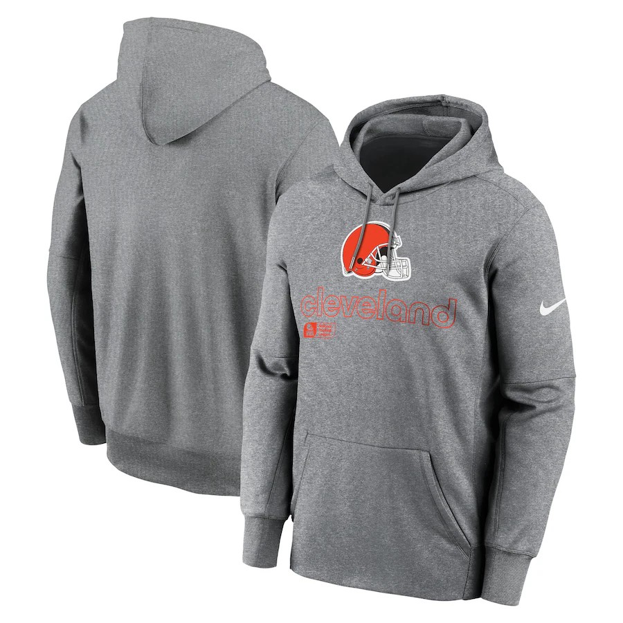 Men Cleveland Browns grey 922 NFL 2024 hoodie